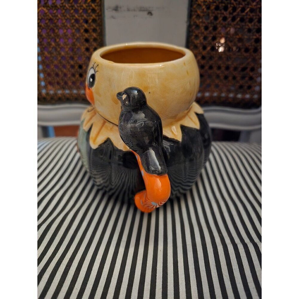 Johanna Parker Harvest Male Scarecrow Fall Coffee Mug Autumn - Picture 3 of 9